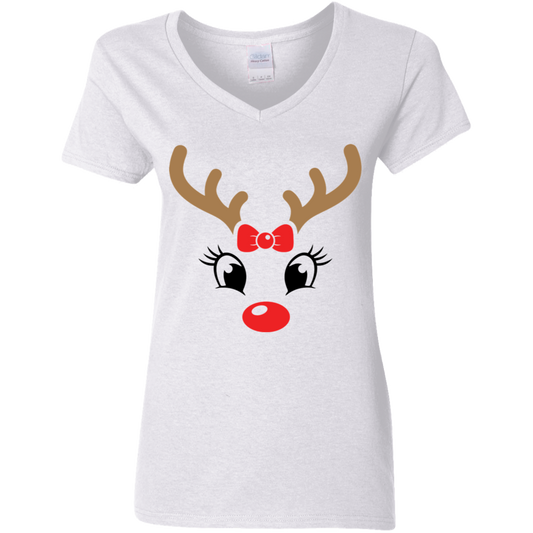 G500VL Ladies' 5.3 oz. V-Neck T-Shirt